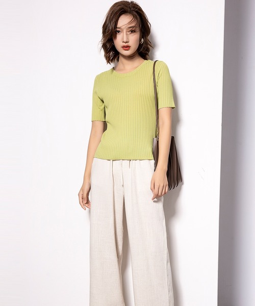 SMILE ORCHID(スマイルオーキッド)の「プリーツショルダーバッグ(トートバッグ・レディース・ブラウン/アイボリー/ベージュ/キャメル/ブラック・FREE)」の7枚目の写真