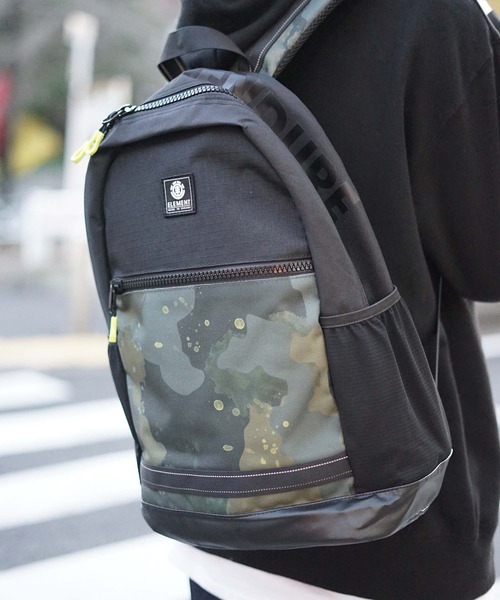 ELEMENT(エレメント)の「ELEMENT メンズ 【FUTURE NATURE NYC】 ACTION BPK バッグ【2020年秋冬モデル】/エレメント バックパック リュックサック コラボ リフレクター付き(バックパック/リュック・メンズ・ブラック/ネイビー/カモフラージュ・FREE)」の3枚目の写真