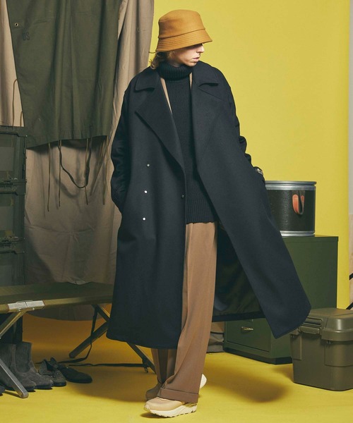 MAISON SPECIAL（メゾンスペシャル）の「《ユニセックスアイテム》フルフラン/LANATEC/ラナテック ストレッチダブルワイドスラックス 【MAISON SPECIAL/メゾンスペシャル】■セットアップ対応■（スラックス・メンズ・ブラック/ベージュ/カーキ/モスグリーン/ブラウン・1/0/2）」の17枚目の写真