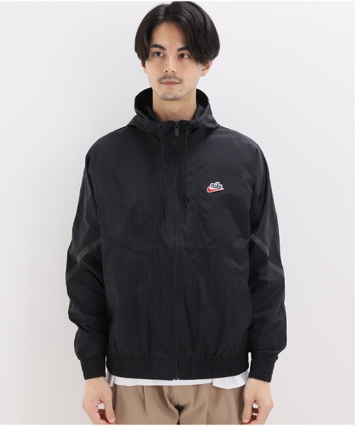 NIKE（ナイキ）の「【NIKE / ナイキ】ウインドランナー UNLD フーディジャケット（ブルゾン・メンズ・ブラック/アイボリー/ネイビー・MEDIUM/LARGE）」の9枚目の写真