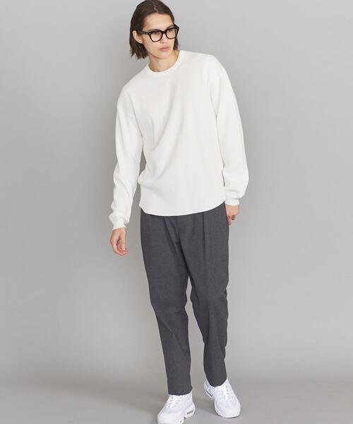BEAUTY&YOUTH UNITED ARROWS（ビューティーアンドユースユナイテッドアローズ）の「BY 20 コットン サーマル ワイドフォルム カットソー（Tシャツ/カットソー・メンズ・ブラック/ホワイト/ナチュラル・X-LARGE/LARGE/MEDIUM/SMALL）」の11枚目の写真