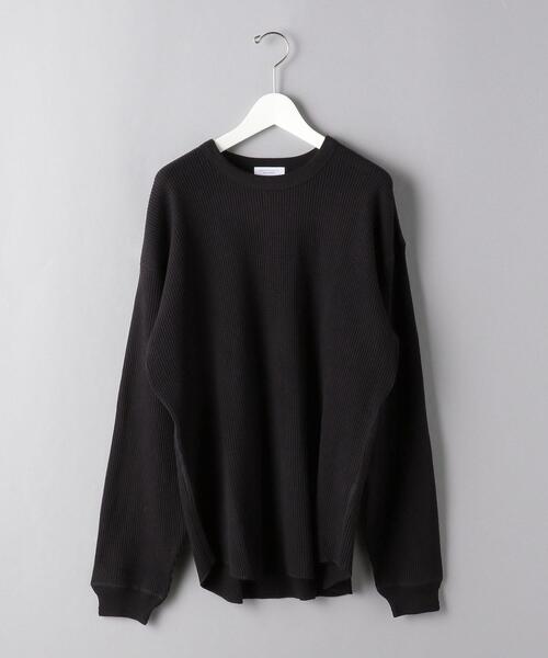 BEAUTY&YOUTH UNITED ARROWS（ビューティーアンドユースユナイテッドアローズ）の「BY 20 コットン サーマル ワイドフォルム カットソー（Tシャツ/カットソー・メンズ・ブラック/ホワイト/ナチュラル・X-LARGE/LARGE/MEDIUM/SMALL）」の14枚目の写真