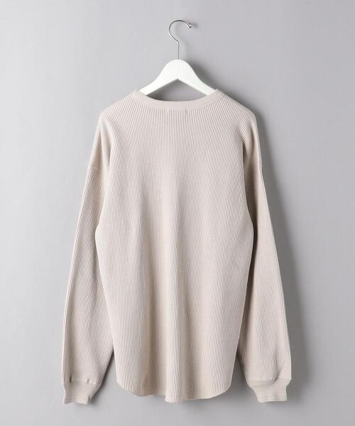 BEAUTY&YOUTH UNITED ARROWS（ビューティーアンドユースユナイテッドアローズ）の「BY 20 コットン サーマル ワイドフォルム カットソー（Tシャツ/カットソー・メンズ・ブラック/ホワイト/ナチュラル・X-LARGE/LARGE/MEDIUM/SMALL）」の17枚目の写真