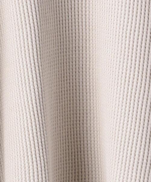 BEAUTY&YOUTH UNITED ARROWS（ビューティーアンドユースユナイテッドアローズ）の「BY 20 コットン サーマル ワイドフォルム カットソー（Tシャツ/カットソー・メンズ・ブラック/ホワイト/ナチュラル・X-LARGE/LARGE/MEDIUM/SMALL）」の20枚目の写真