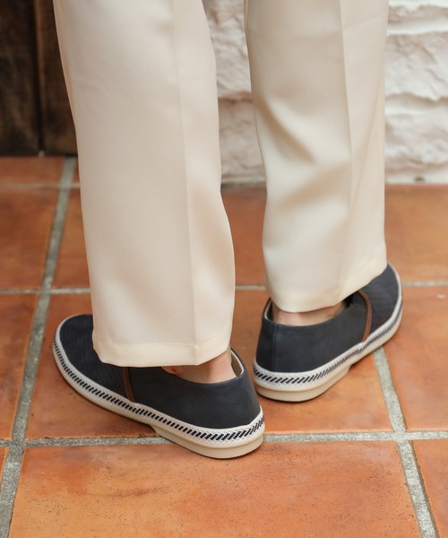 UNION STATION（ユニオンステーション）の「【低反発ソール】イントレチャート風スリッポン（スリッポン・メンズ・ホワイト/ブラック/ネイビー/ホワイト系その他・S/M/L）」の7枚目の写真