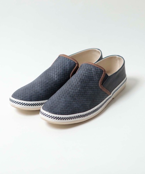 UNION STATION（ユニオンステーション）の「【低反発ソール】イントレチャート風スリッポン（スリッポン・メンズ・ホワイト/ブラック/ネイビー/ホワイト系その他・S/M/L）」の12枚目の写真