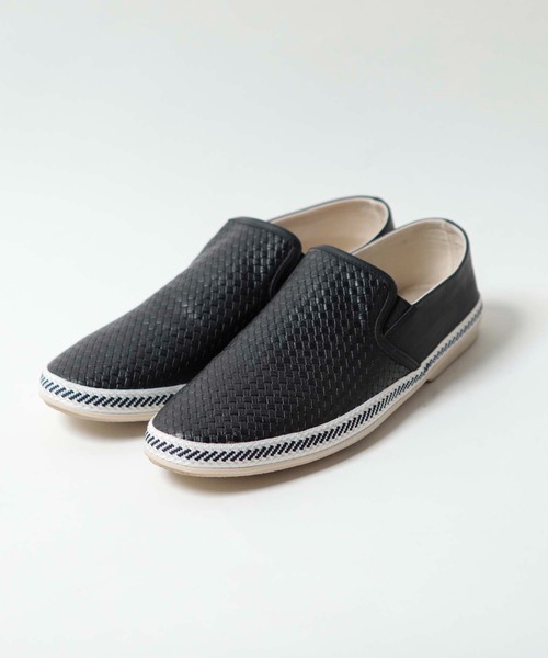 UNION STATION（ユニオンステーション）の「【低反発ソール】イントレチャート風スリッポン（スリッポン・メンズ・ホワイト/ブラック/ネイビー/ホワイト系その他・S/M/L）」の13枚目の写真