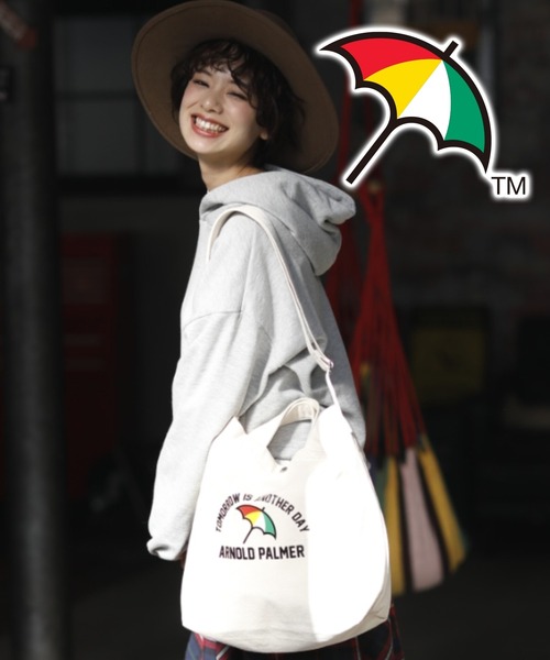Arnold Palmer(アーノルドパーマー)の「Arnold Palmer 2Wayトートバッグ(トートバッグ・レディース・ホワイト/ブラック・FREE)」の2枚目の写真
