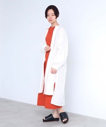 ._◇boyang linen スモックシャツワンピース