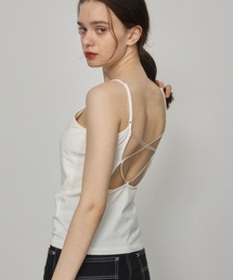 PUBLIC TOKYO | バックストリングキャミソール(キャミソール)