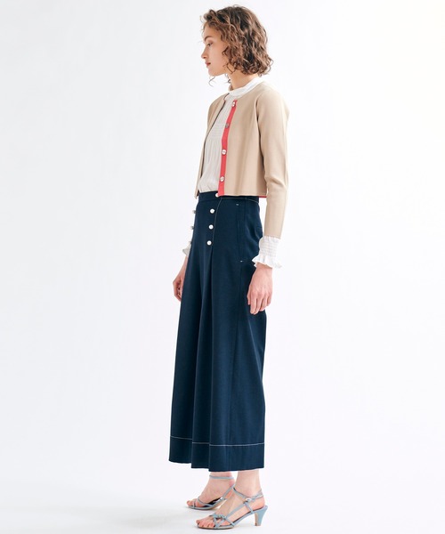 ランバンオンブルー　ジャケット　カーディガン LANVIN en Bleu（ランバンオンブルー）の「ニットジャケット
