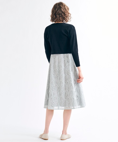 LANVINジャケットカーディガン LANVIN en Bleu カーディガン セットアップ スウェット スナップ