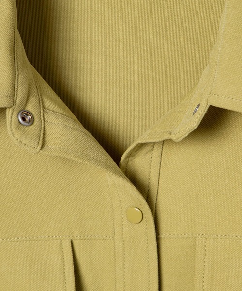 WEGO(ウィゴー)の「WEGO/ボリュームスリーブCPOジャケット(ブルゾン・レディース・グリーン系その他/ホワイト/ブラック/その他1/ブラック系その他・FREE)」の12枚目の写真