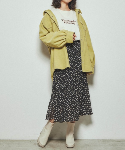 WEGO(ウィゴー)の「WEGO/ボリュームスリーブCPOジャケット(ブルゾン・レディース・グリーン系その他/ホワイト/ブラック/その他1/ブラック系その他・FREE)」の21枚目の写真