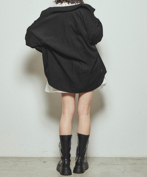 WEGO(ウィゴー)の「WEGO/ボリュームスリーブCPOジャケット(ブルゾン・レディース・グリーン系その他/ホワイト/ブラック/その他1/ブラック系その他・FREE)」の19枚目の写真