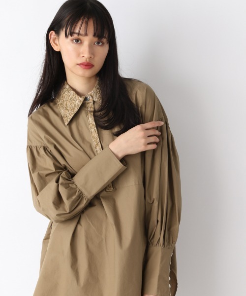 JEANASIS（ジーナシス）の「ジャガードコンビチュニックプル