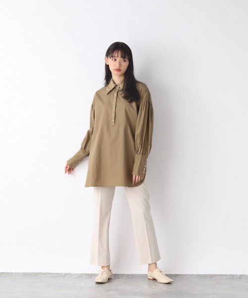 エルメス　プルオーバー　シャツジャケット　36 ヴィンテージ　チュニック エルメス プルオーバー シャツジャケット 36 ヴィンテージ