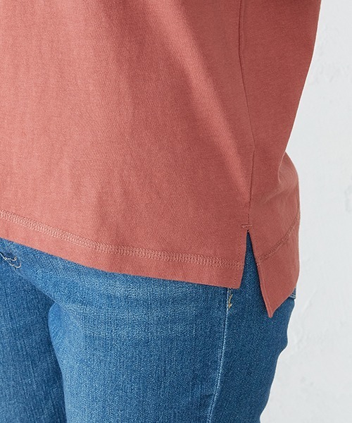 COMME CA ISM(コムサイズム)の「《コットン》 クルーネック プリントTシャツ(Tシャツ/カットソー・レディース・ホワイト/ローズ/カーキ/ブラック・SMALL/MEDIUM/LARGE)」の10枚目の写真