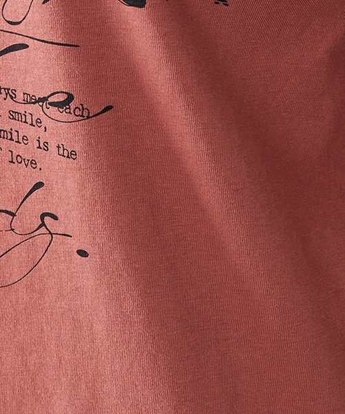 COMME CA ISM(コムサイズム)の「《コットン》 クルーネック プリントTシャツ(Tシャツ/カットソー・レディース・ホワイト/ローズ/カーキ/ブラック・SMALL/MEDIUM/LARGE)」の14枚目の写真