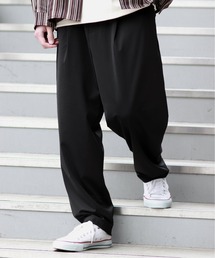 JOURNAL STANDARD | シャイニーストレッチ ウォッシャブル リラックス 1タック ワイドイージーパンツ[セットアップ対応](その他パンツ)