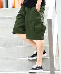 FREAK'S STORE | WEB限定 6ポケット ワイドシルエット カーゴショーツ/ミリタリー/カモフラ柄(カーゴパンツ)