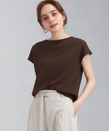 green label relaxing | [ 手洗い可能 ] CB ワイド リブ フレンチ スリーブ プルオーバー ニット(ニット/セーター)