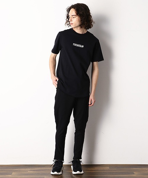 Purple&Yellow（パープルアンドイエロー）の「バックプリント　ラウンドTシャツ（Tシャツ/カットソー・メンズ・ブラック/ホワイト・LARGE/SMALL/MEDIUM/X-LARGE）」の13枚目の写真