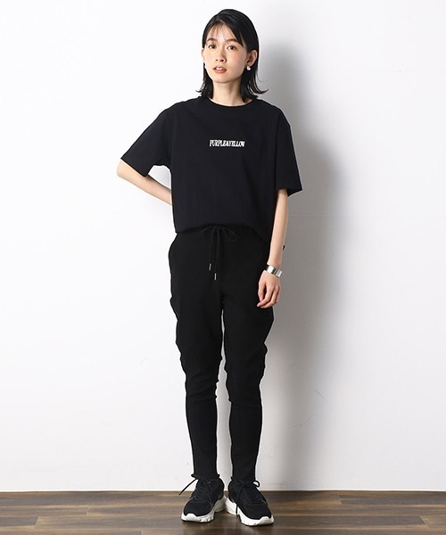 Purple&Yellow（パープルアンドイエロー）の「バックプリント　ラウンドTシャツ（Tシャツ/カットソー・メンズ・ブラック/ホワイト・LARGE/SMALL/MEDIUM/X-LARGE）」の11枚目の写真