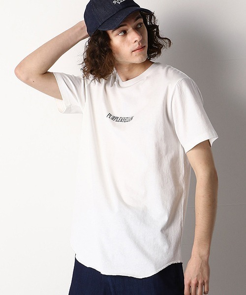 Purple&Yellow（パープルアンドイエロー）の「バックプリント　ラウンドTシャツ（Tシャツ/カットソー・メンズ・ブラック/ホワイト・LARGE/SMALL/MEDIUM/X-LARGE）」の7枚目の写真