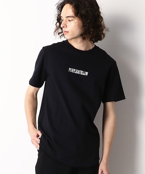 Purple&Yellow（パープルアンドイエロー）の「バックプリント　ラウンドTシャツ（Tシャツ/カットソー・メンズ・ブラック/ホワイト・LARGE/SMALL/MEDIUM/X-LARGE）」の15枚目の写真
