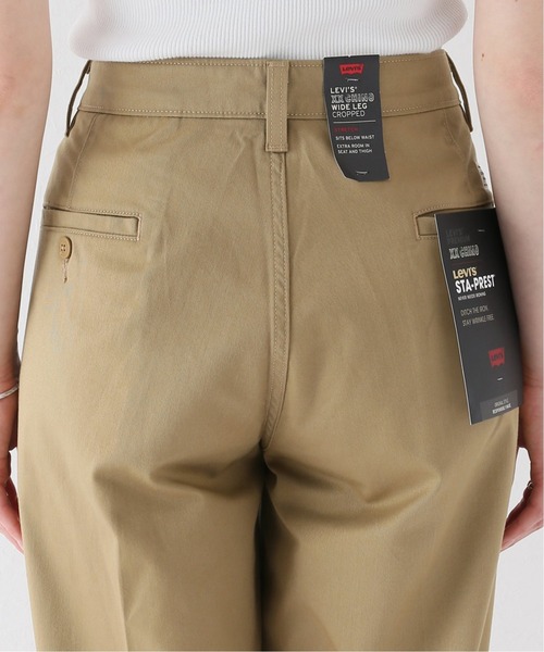 Levi's（リーバイス）の「【LEVIS/リーバイス】 sta prest wide leg crop：パンツ◆（チノパンツ・レディース・ベージュ・30/29/28）」の13枚目の写真