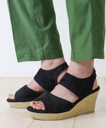 LibertyDoll（リバティードール）の「Liberty doll / ウエッジヒール　セパレートストラップサンダル(4023)（サンダル）」