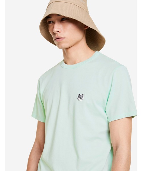 Maison Kitsune（メゾンキツネ）の「GREY FOX HEAD PATCH CLASSIC TEE-SHIRT（Tシャツ/カットソー・メンズ・ベージュ/ミント・S/M/L/XL/XS/XXS）」の7枚目の写真