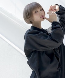 s*r様 0658 black noise effect 華札の開襟シャツ　bl s*r様 0658 black noise effect 華札の開襟シャツ bl s*