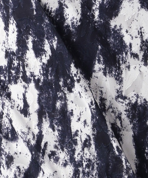 HIDEAWAYS NICOLE(ハイダウェイニコル)の「ボタニカル柄カットジャカード七分袖シャツ(シャツ/ブラウス・メンズ・ネイビー/その他1/ホワイト・X-LARGE/LARGE/MEDIUM)」の14枚目の写真