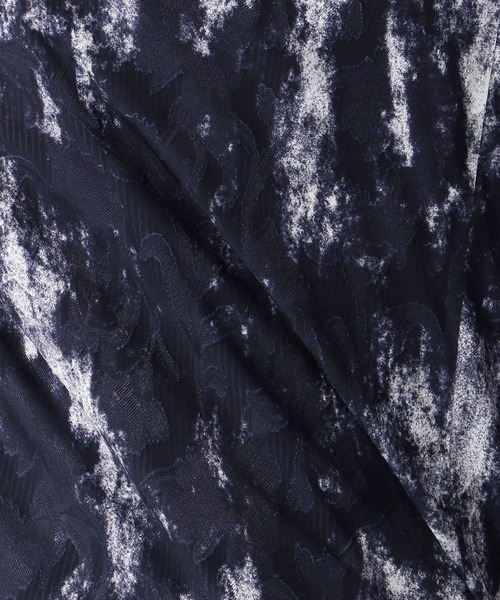 HIDEAWAYS NICOLE(ハイダウェイニコル)の「ボタニカル柄カットジャカード七分袖シャツ(シャツ/ブラウス・メンズ・ネイビー/その他1/ホワイト・X-LARGE/LARGE/MEDIUM)」の16枚目の写真