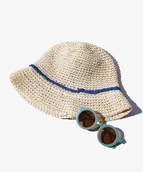 CALIFORNIA OUTFITTERS（カリフォルニア アウトフィッターズ）の「【キッズ商品】ストローハット（ハット・キッズ・アイボリー/ブラウン/ピンク・ONE SIZE）」の6枚目の写真