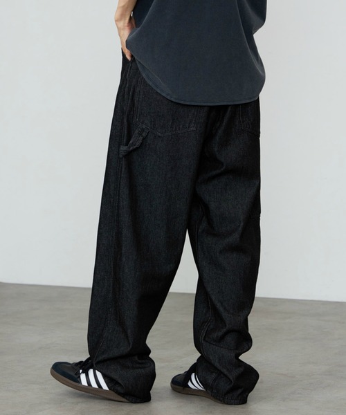 EDWIN エドウィン STEPMARK ワイドストレート デニム ペインター