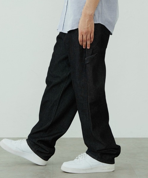 EDWIN エドウィン STEPMARK ワイドストレート デニム ペインター