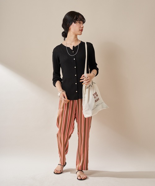 SHENERY（シーナリー）の「14Gリブカーディガン（カーディガン/ボレロ・レディース・ブラック・FREE）」の11枚目の写真