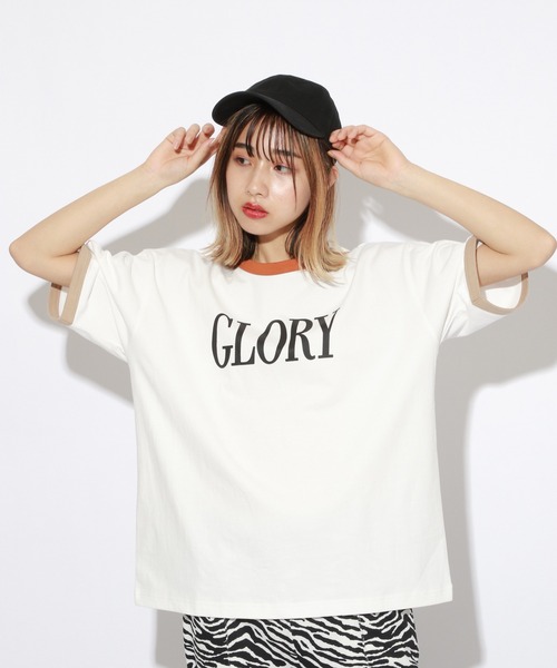 PBLIM（ページボーイリム）の「【PAGEBOYLIM】カラフルリンガーT（Tシャツ/カットソー・レディース・ホワイト系その他/ホワイト系その他2・MEDIUM/LARGE）」の22枚目の写真