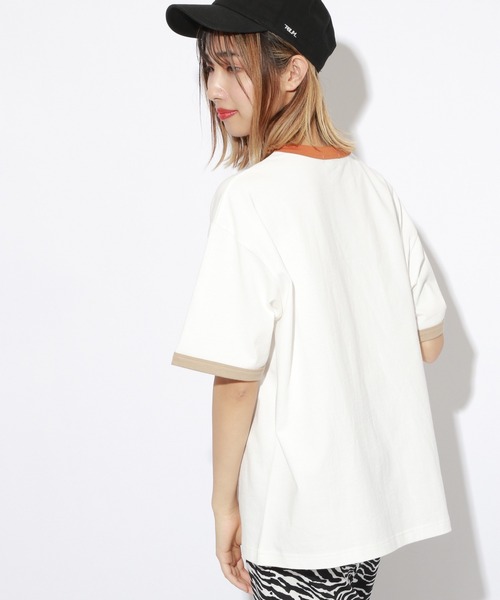 PBLIM（ページボーイリム）の「【PAGEBOYLIM】カラフルリンガーT（Tシャツ/カットソー・レディース・ホワイト系その他/ホワイト系その他2・MEDIUM/LARGE）」の13枚目の写真