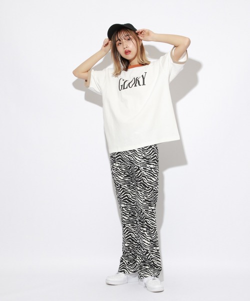 PBLIM（ページボーイリム）の「【PAGEBOYLIM】カラフルリンガーT（Tシャツ/カットソー・レディース・ホワイト系その他/ホワイト系その他2・MEDIUM/LARGE）」の7枚目の写真