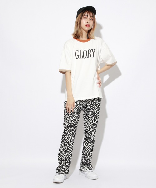 PBLIM（ページボーイリム）の「【PAGEBOYLIM】カラフルリンガーT（Tシャツ/カットソー・レディース・ホワイト系その他/ホワイト系その他2・MEDIUM/LARGE）」の4枚目の写真