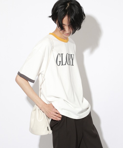 PBLIM（ページボーイリム）の「【PAGEBOYLIM】カラフルリンガーT（Tシャツ/カットソー・レディース・ホワイト系その他/ホワイト系その他2・MEDIUM/LARGE）」の14枚目の写真