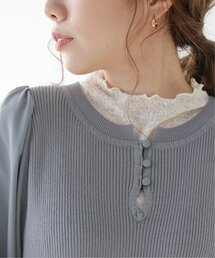RAY CASSIN | ぽこぽこレースメロープルオーバー(Tシャツ/カットソー)