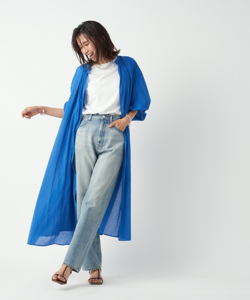 RIVE DROITE（リヴドロワ）の「ターンバックカットソー（Tシャツ/カットソー・レディース・オフホワイト/ブラック/ローズ/ボルドー/ダークグリーン/ライトベージュ・FREE）」の19枚目の写真