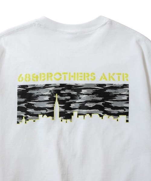 68&brothers(シックスティエイトアンドブラザーズ)の「xAKTR CITY CAMO TEE(Tシャツ/カットソー・メンズ・ホワイト/ブラック・LARGE/X-LARGE/MEDIUM/XX-LARGE)」の5枚目の写真