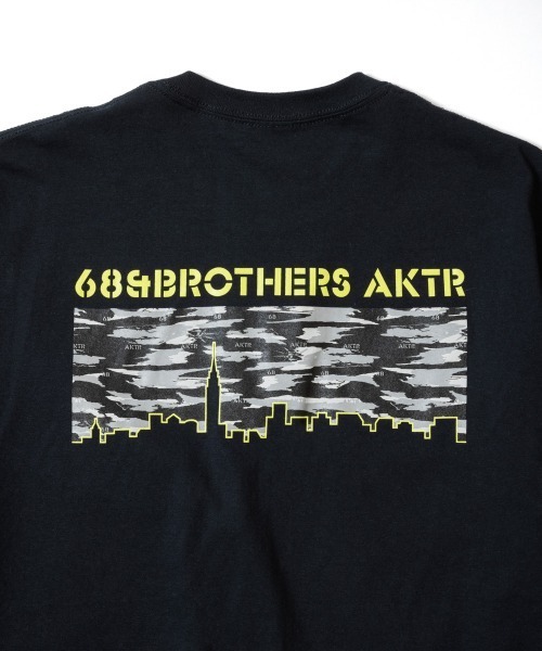 68&brothers(シックスティエイトアンドブラザーズ)の「xAKTR CITY CAMO TEE(Tシャツ/カットソー・メンズ・ホワイト/ブラック・LARGE/X-LARGE/MEDIUM/XX-LARGE)」の3枚目の写真