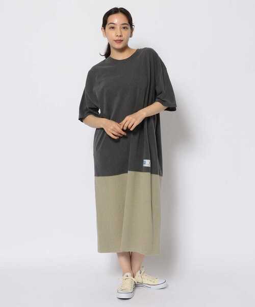 BEAVER（ビーバー）の「GERRY COSBY/ジェリーコスビー 2tone sports one-piece  別注ワンピース（ワンピース・レディース・ホワイト/オリーブ/カーキ・MEDIUM）」の12枚目の写真